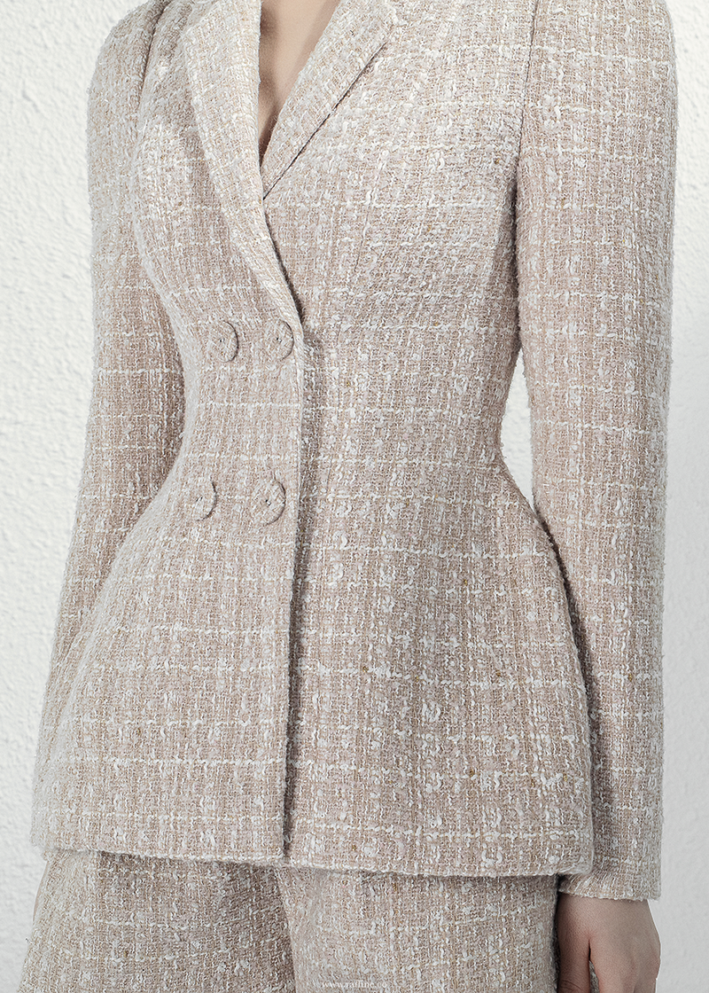 MARIANNE FITTED TWEED BLAZER