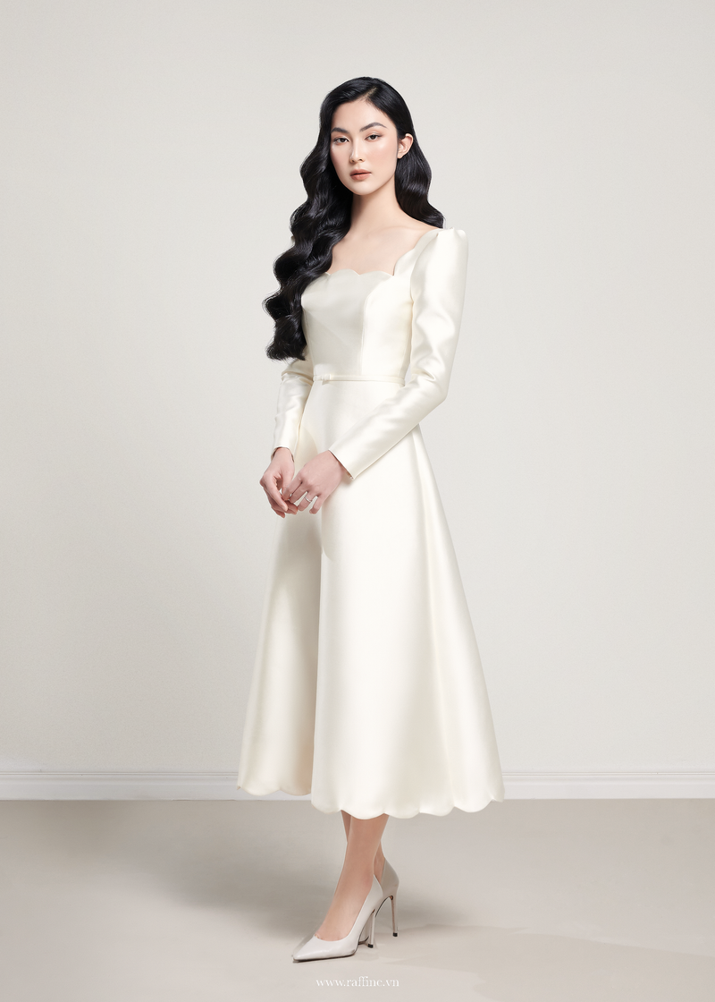 charlotte cocktail midi dress Charlotte Rib Midi Dress J. Mode Boutique